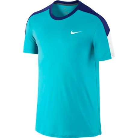 Hommes T-Shirt de l'Équipe de la Cour de l'Équipage-bleu-bleu