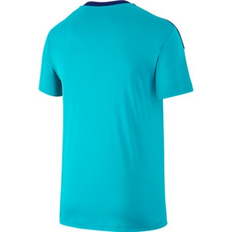 Hombres T-Shirt Equipo de Corte de la Tripulación-azul-azul