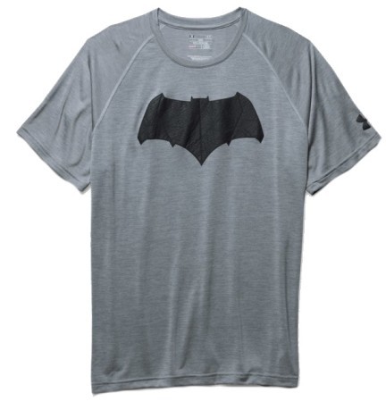 Hommes T-Shirt Batman Tech SS gris noir
