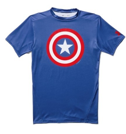 T-Shirt Para Hombre Alter Ego Del Capitán América