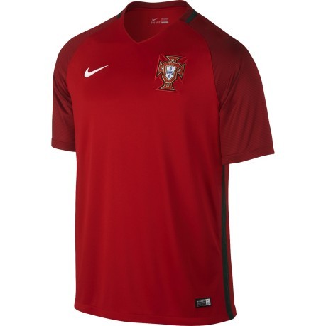 Jersey Portugal Stadium Home euro 2016 red