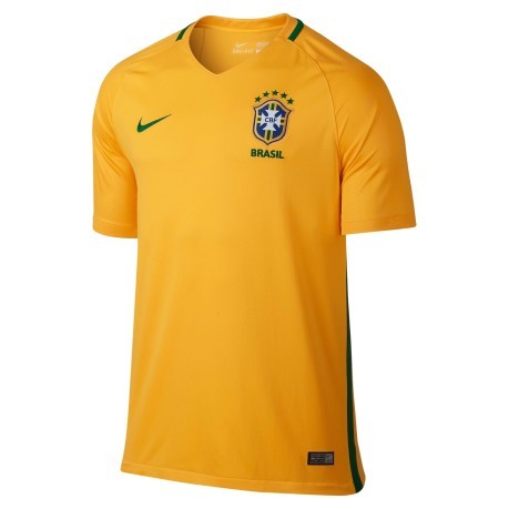 Camisa de mens Brasil CBF Stadium euro 2016