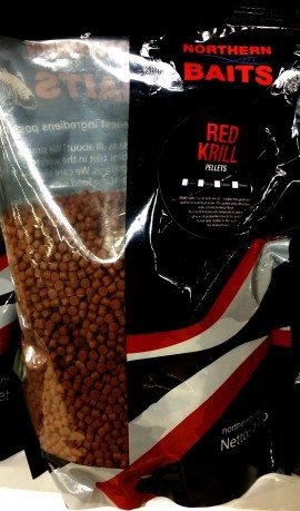 Red krill Pellets 4,5 mm-Northern Baits