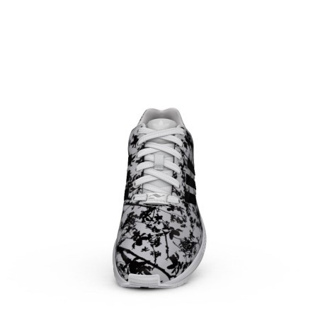 Schuh-Damen-ZX Flux-schwarz-weiß