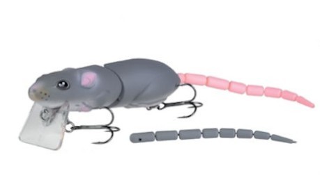 The Artificial lure BBZ1 Rat 50 grey