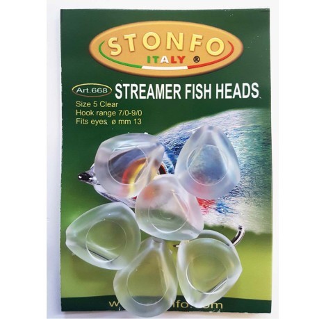 Streamer Fish Heads 1/2
