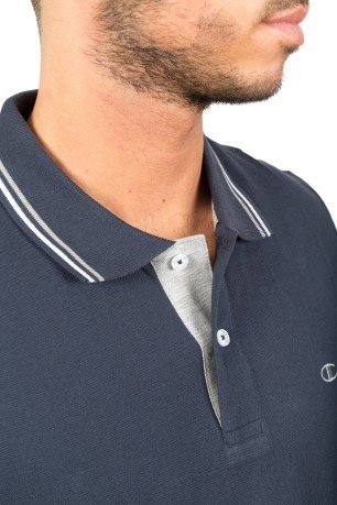 Poloshirt Easy-Fit blau