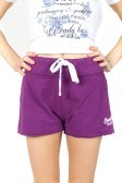 Shorts NY women's slub light purple