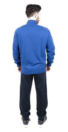 Anzug-Mann-Ultra-Light Full-Zip blau-blau