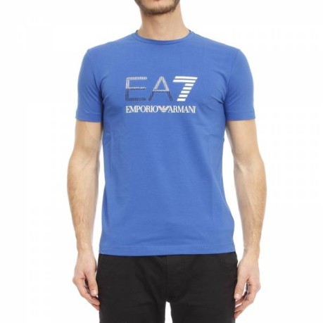 T-Shirt Train Graphic blu