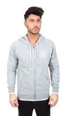 Men's sweatshirt Full Zip With Hood grey