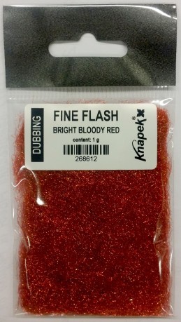 Fine Flash Dubbing rosso