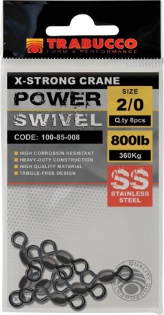 Swivels SS X-Strong Crane Barrel 12