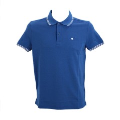 Poloshirt Easy Fit-100% Baumwolle-blau, variante 2