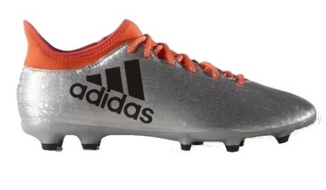 Botas de fútbol X 16,3 FG gris rojo