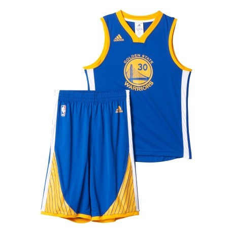 Kit Warriors Curry-blau-gelb