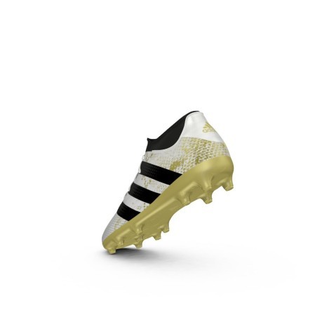 Zapatos de fútbol Ace 16.3 Primemesh FG/AG blanco amarillo