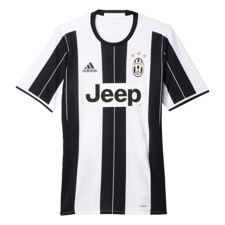 Maglia Calcio Authentic Juventus 2016/17 bianco nero 