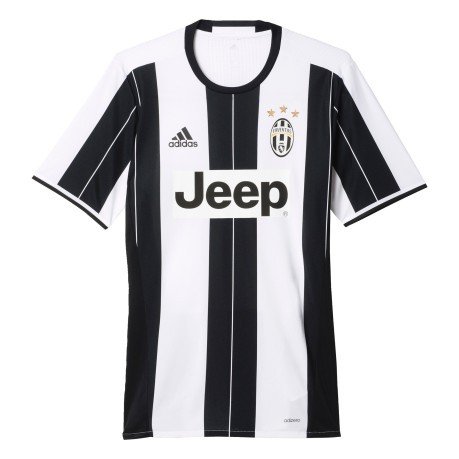 Fußball trikot Authentic Juventus 2016/17 weiß schwarz