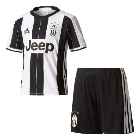 Mini Kit Home Juventus bianco nero 1