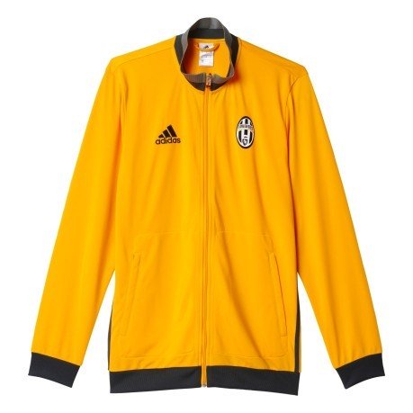 Trainingsanzug Herren Juventus-Pes Suit gelb schwarz