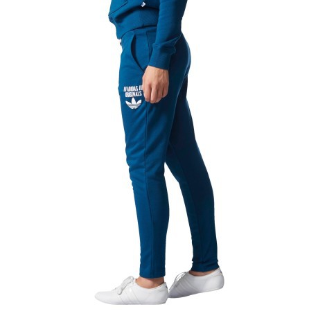 Pants Woman Lowcrotch Track Suit blue