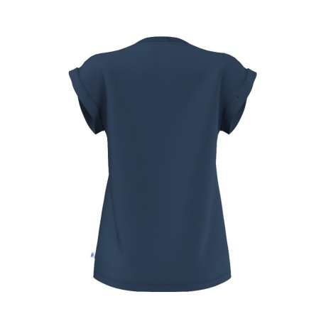 T-Shirt Donna Roll Up blu 
