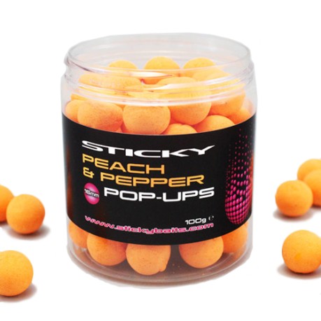 Boilies Peach &amp; Pepper Pop Ups 16 mm