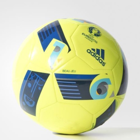 Pallone Euro 16 Glider giallo blu 