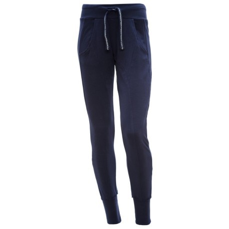 Ladies trousers With Cuff blue
