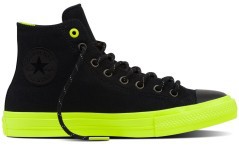 Zapatos de Chuck II Escudo de Lona negro verde