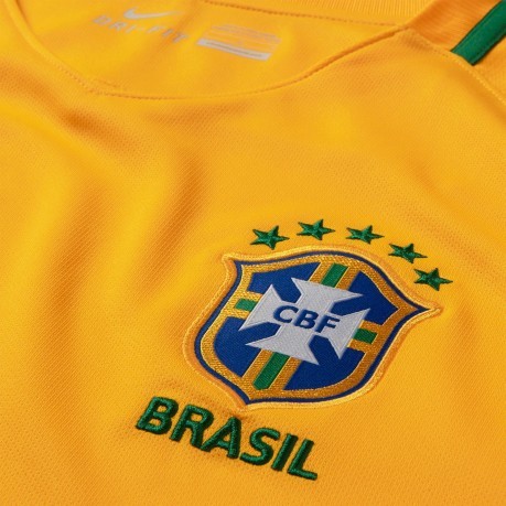 Camisa de mens Brasil CBF Stadium euro 2016
