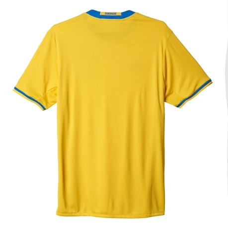 Chemise de la Suède à la Maison Réplique jaune bleu avant