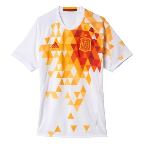 Shirt Spanien Away Replica weiß orange 6