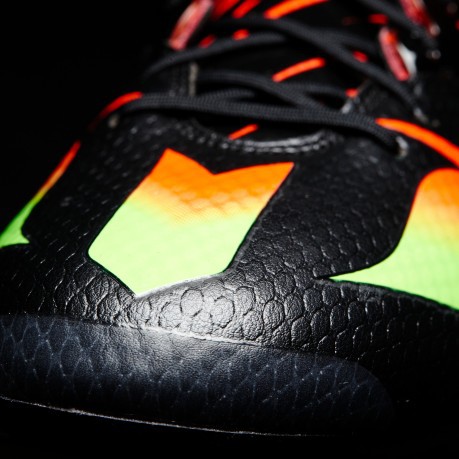 Schuhe-Fußballschuhe Messi 15.1 schwarz rot