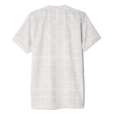 Hommes T-Shirt Graphique de l'Adn blanc gris modèle