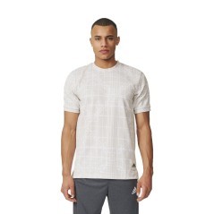 Hombres T-Shirt Gráfico de Adn blanco gris modelo