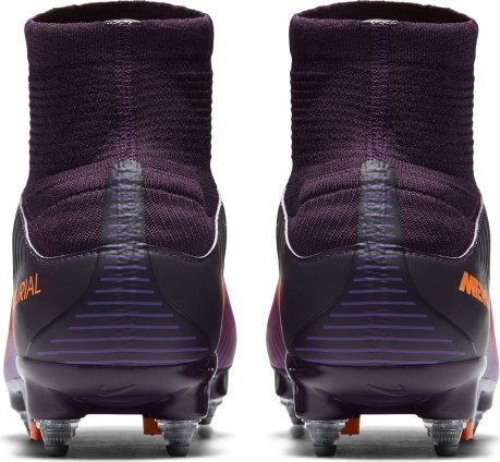 Zapatos de fútbol Mercurial Veloce III SG-Pro púrpura naranja