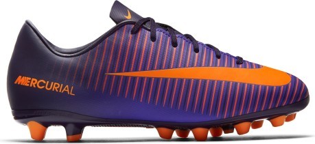 Junior botas de Fútbol Mercurial Vapor XI AG púrpura naranja