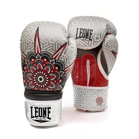 Boxing gloves Mandala red