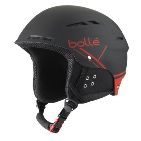 Ski helmet B-Fun black red