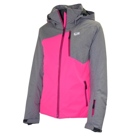 Jacket Woman Fell Stretch pink gray