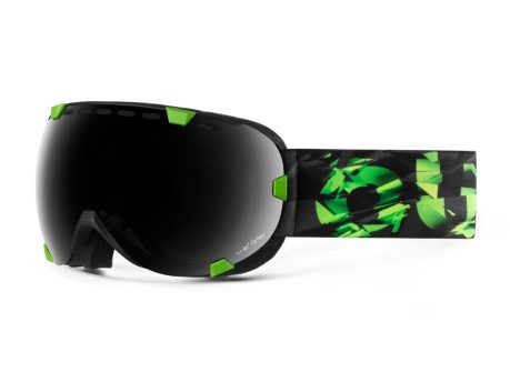 Maschera Snowboard Ojos Absenta verde-negro
