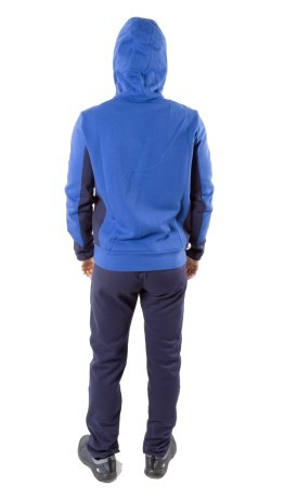 Anzug Mann-Fall-Fleece-blau, variante 1