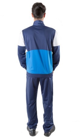 Tuta Uomo Track Suit Full ZIp blu azzurro 