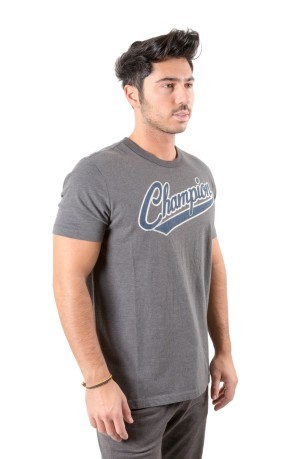 T-Shirt Uomo Varsity grigio 