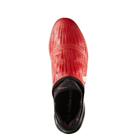 Scarpe Calcio X 16+ PureChaos FG rosso nero