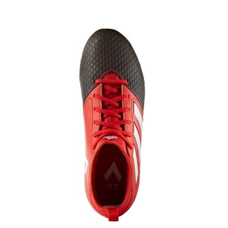 Chaussures de Foot enfant Ace 17.3 FG rouge noir
