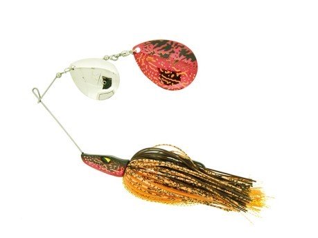 Artificial Pike Spinnerbait 1 oz white