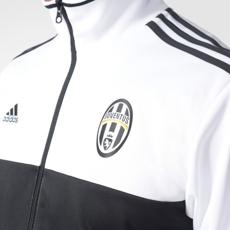 Felpa Juventus 3 Stripes 2017 bianco nero 